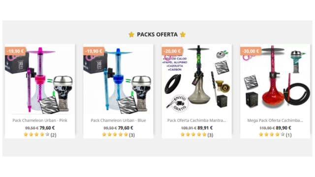 Packs de cachimba